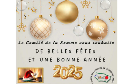 Bonnes fêtes !